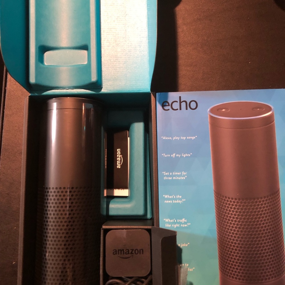 Amazon Echo 1st Gen Smart Assistant, Black, Excellent A Condition ORIGINAL BOX